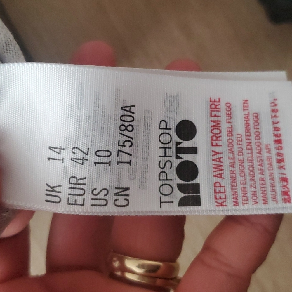 Topshop Moto Python Snakeskin Print Mini Skirt 10 - image 7